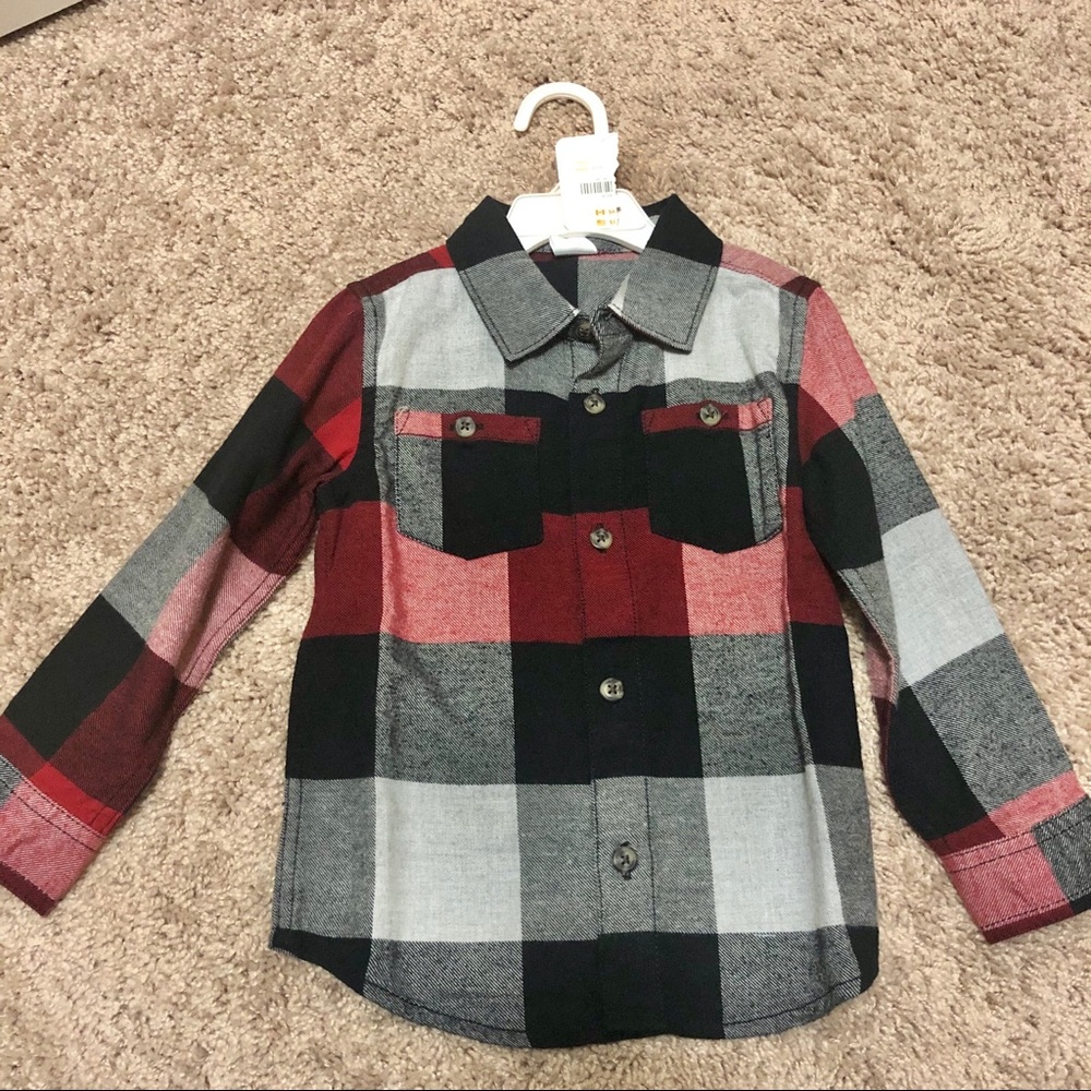 Boys Gymboree Fall Flannel Button Up Shirt